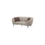 Coaster Ellorie Living Room Chenille Contemporary Loveseat, Beige 504838
