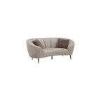Coaster Ellorie Living Room Chenille Contemporary Loveseat, Beige 504838
