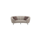 Coaster Ellorie Living Room Chenille Contemporary Loveseat, Beige 504838