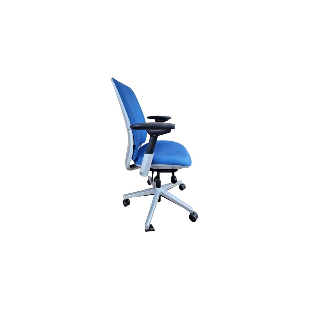 Steelcase Amia Chair (Renewed) (Blue Fabric)