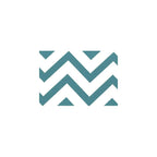 Monarch Specialties Teal "Chevron" Fabric/Chrome Metal Accent Chair, 31-Inch