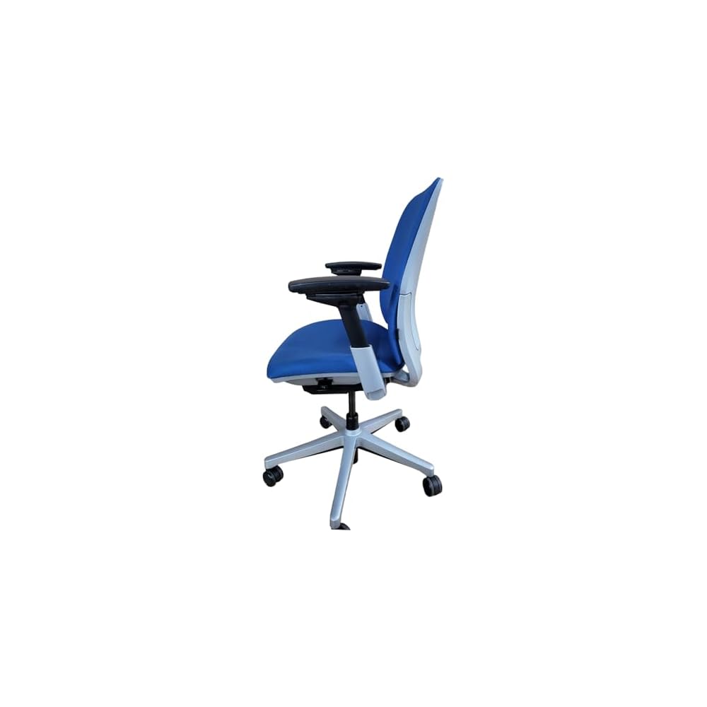 Steelcase Amia Chair (Renewed) (Blue Fabric)