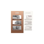 MALOL 75.6" Cloud Boneless Sofa, Loveseat Couches with 4 Pillows, Modern Living Room 2 Seater Sofa for Small Space, Apartment, No Assembly, Light Grey