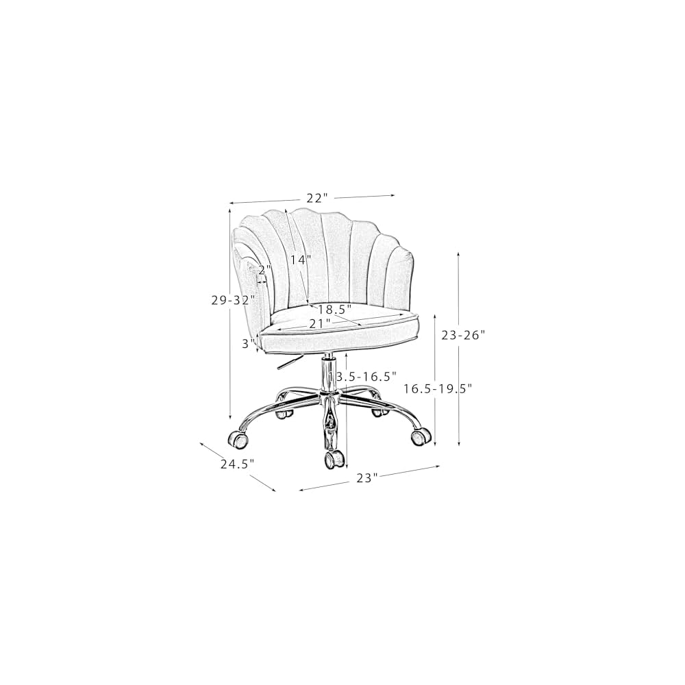 Belanda Task Chair-Teal