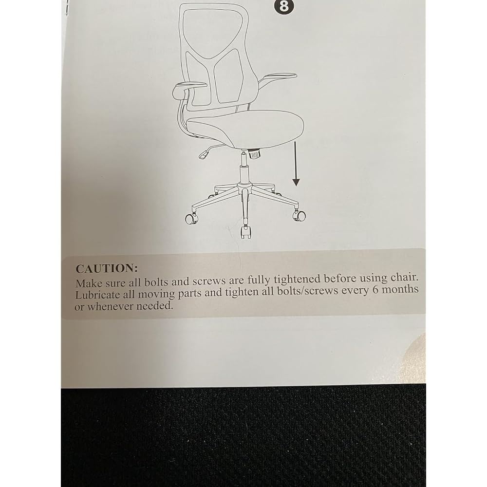 Ergonomic Office Desk Mesh Computer Chair High Back, Rolling Swivel Home Gaming Chairs with Wheels Comfy Lumbar Support, Flip-up Arms, 120° Tilt for Bedroom, Study, Work, Student, Ink
